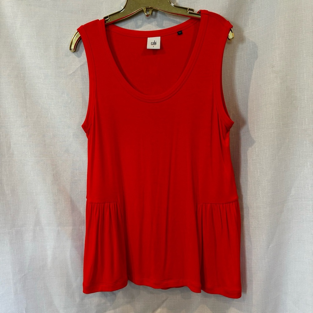 CABI sleeveless loose fitting T Shirt size S